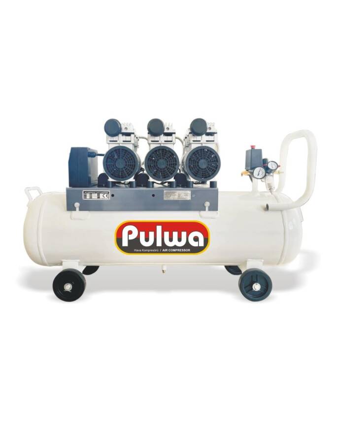 100 LT. YAĞSIZ - SESSİZ HAVA KOMPRESÖRÜ / 3 HP - 1