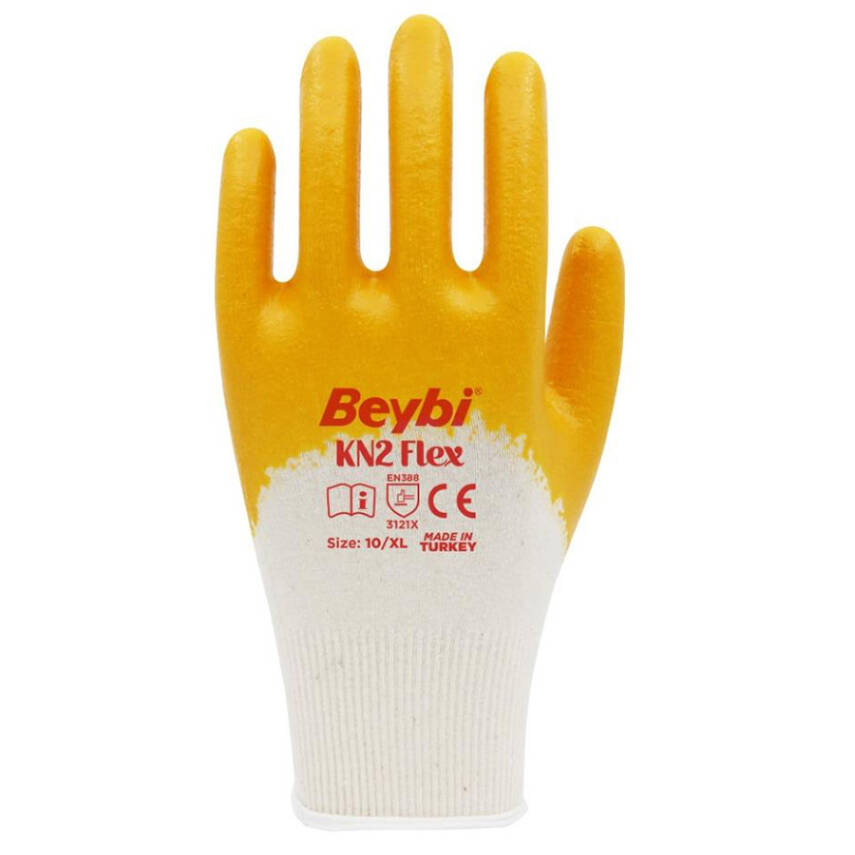 Beybi KN2 Flex Nitril Sarı Eldiven 288 Çift - 1