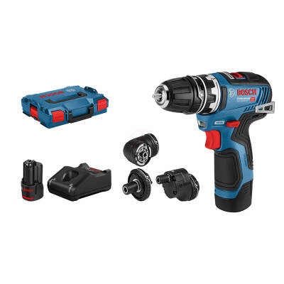 Bosch Akülü Vidalama Matkabı GSR 12V-35 FC Set (2 x 3,0 Ah Akü) - 06019H3000 - 