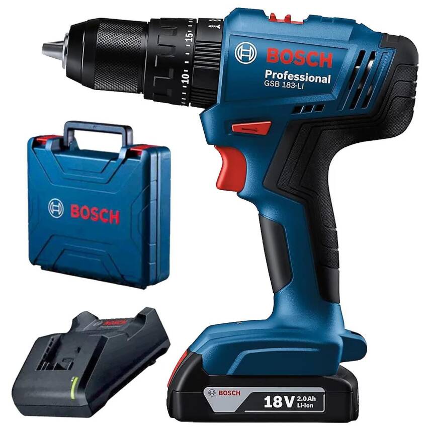 Bosch GSB 183-LI Akülü Darbeli Matkap - 1