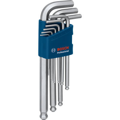 Bosch Profesyonel Alyan Anahtar Takımı Hex 9 Parça (1,5-10 Mm) - 1600A01TH5 751,54 TL - 
