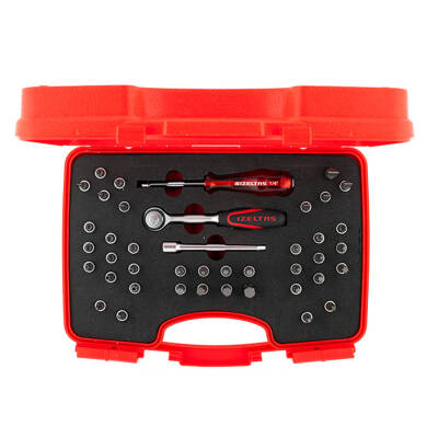 İzeltaş Bits Uçlu Lokma Takımı 1/4 İnç 42 Parça - 