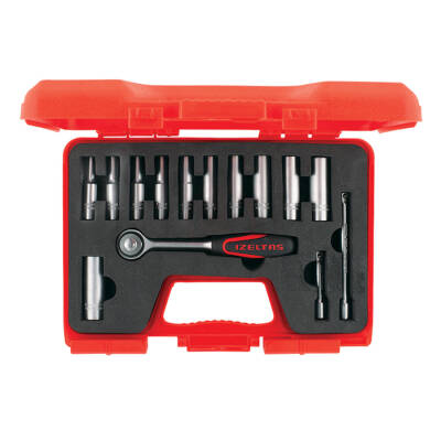 İzeltaş Derin Lokma Anahtar Takımı 1/4 İnç 14 Parça - 