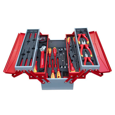 İzeltaş Elektrikçi Takım Çantası 5 Gözlü 45 Parça - 