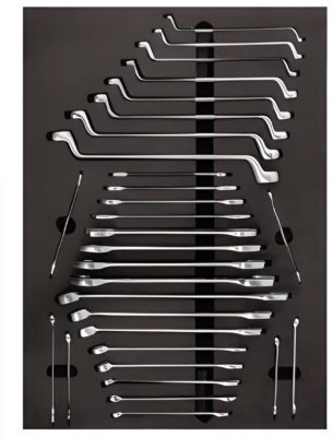 İzeltaş Elıte Seri Takım Dolabı 7 Çekmece Kırmızı Siyah 139 Parça - 2