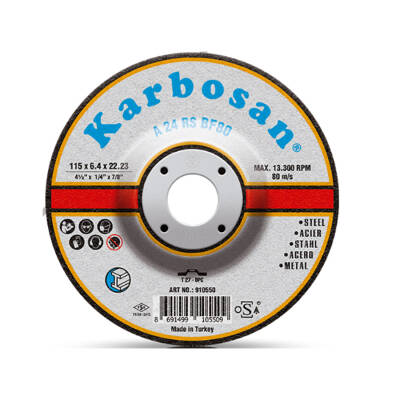 Karbosan Taşlama NK115x6.4x22 25 Adet - 