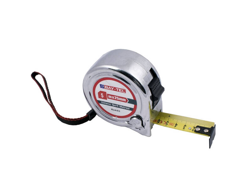 MK4147 KROM ÇELİK ŞERİT METRE 5X25MM - 1